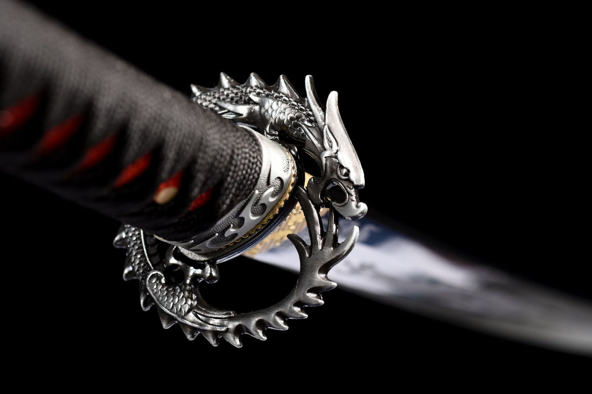 Carved Moon Katana