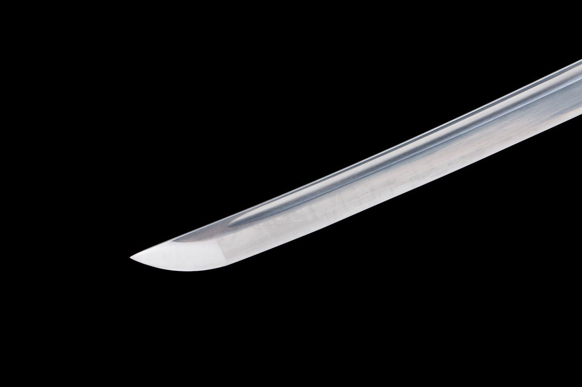 Gold fitting and black saya detail on the Sable Katana