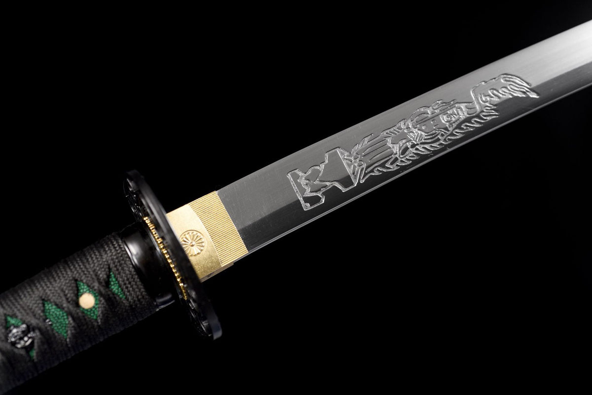 Twin Etching Katana