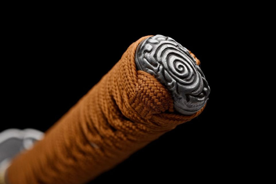 Brown Gold Temper Katana