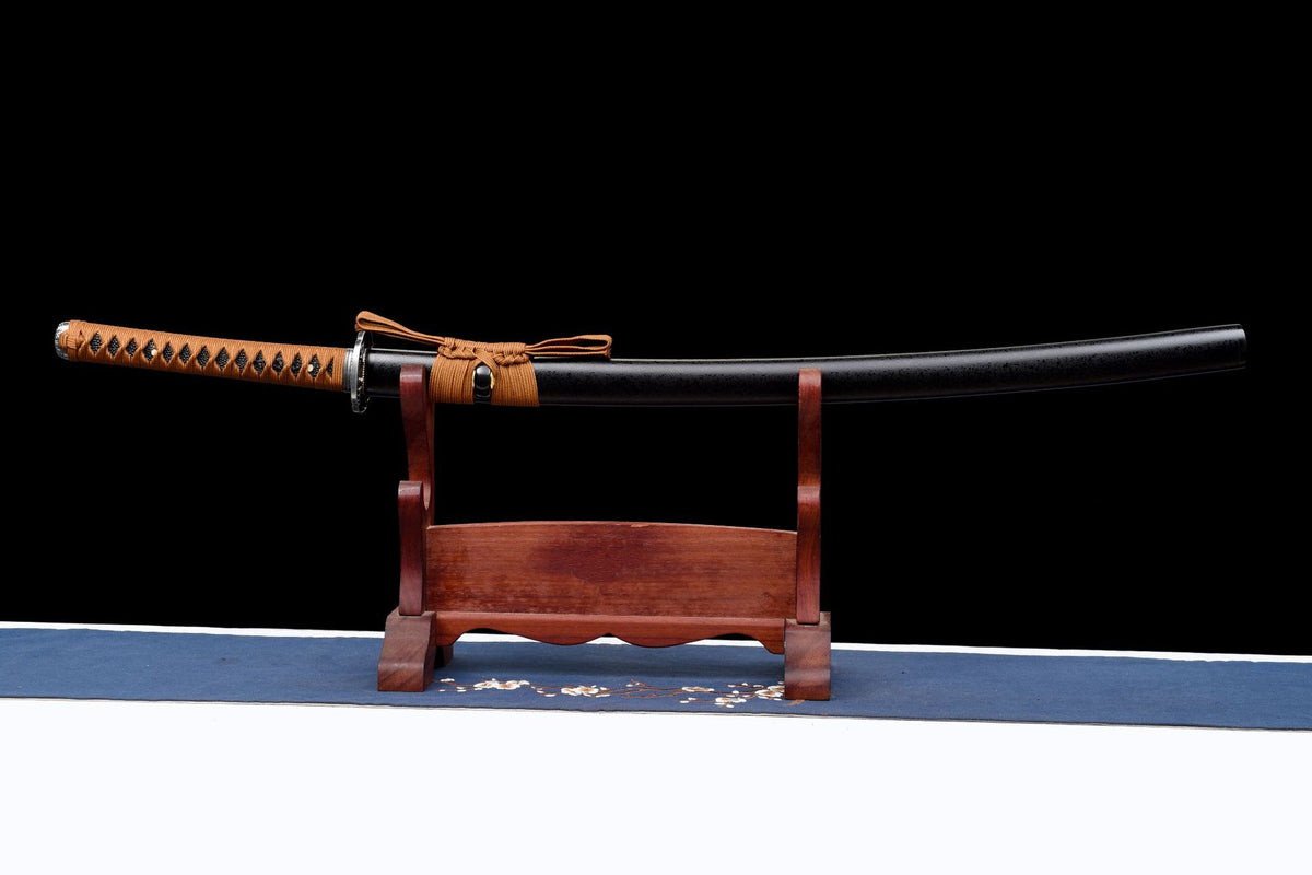 Brown Gold Temper Katana