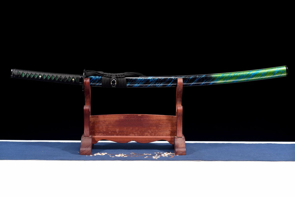 Twin Etching Katana