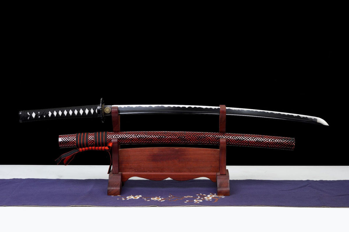 Carved Fuller Katana