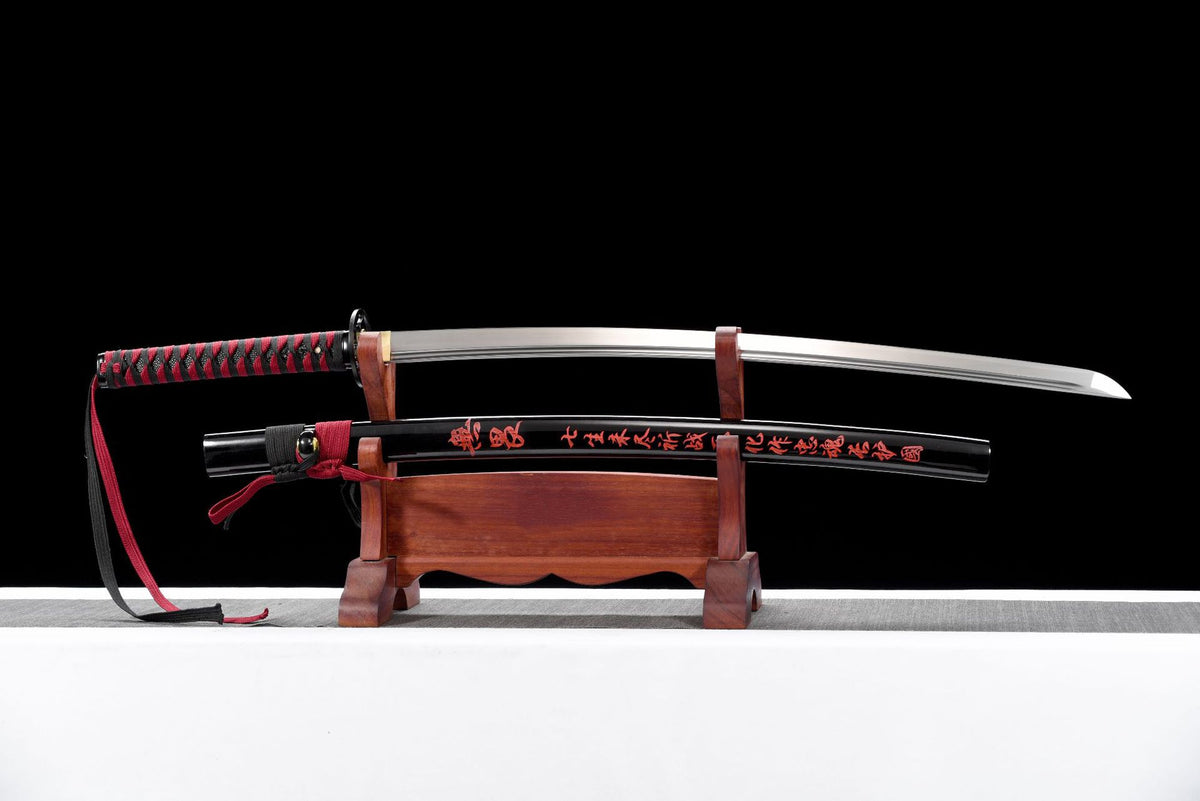Black Relief Katana