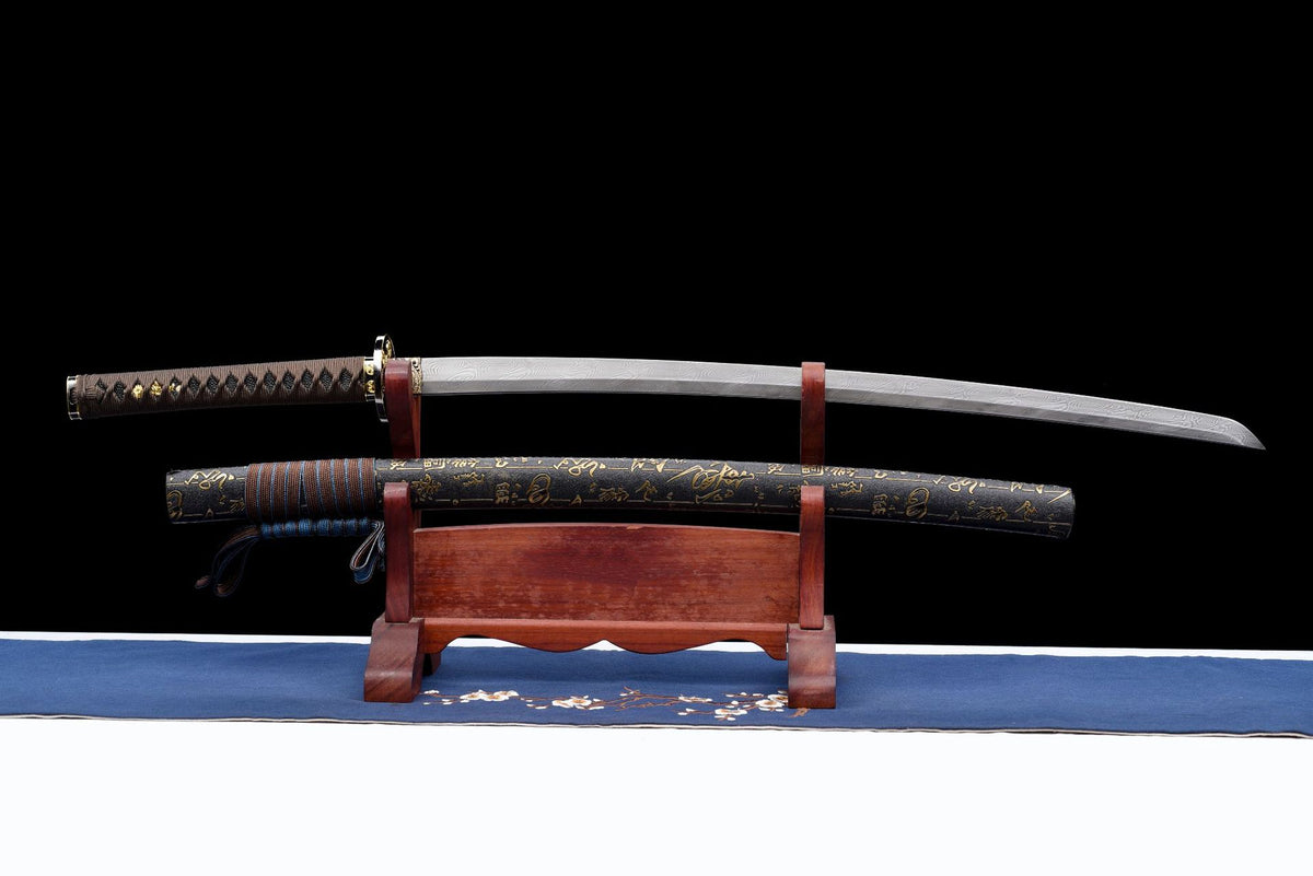 Gilded Pattern Katana