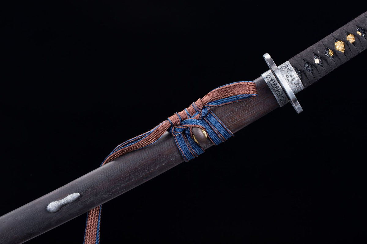 The Sekiro Kusabimaru with the floral guard and end fitting
