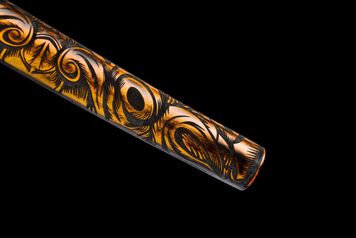 Carved Lacquer Katana