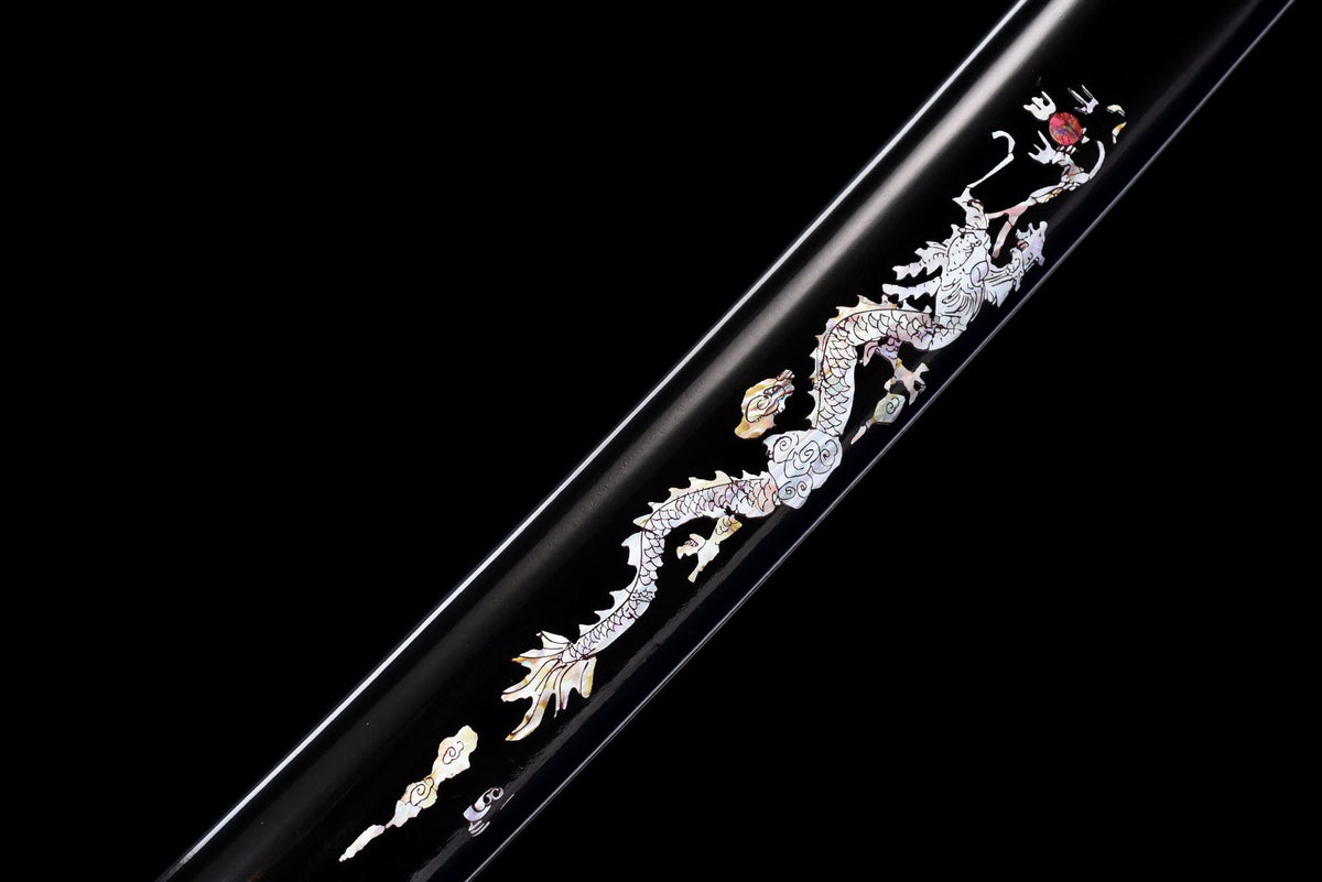 Carved Moon Katana