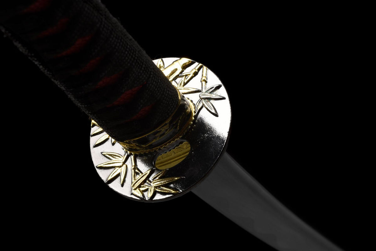 Reverse view of the bamboo-leaf alloy guard