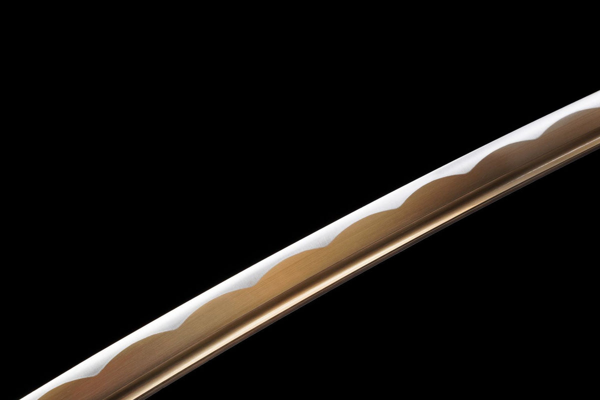 Gold Carved Katana