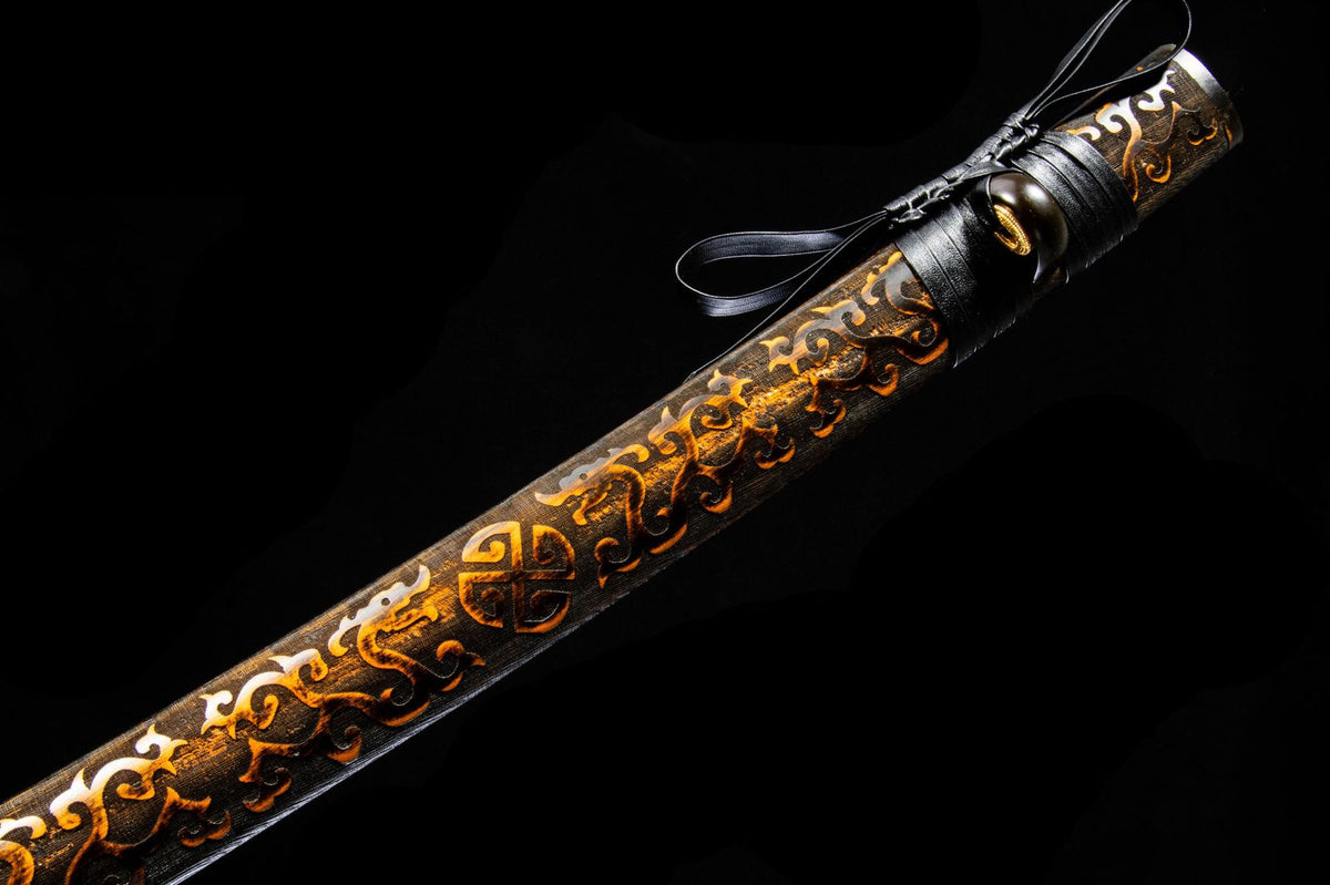 Carved Wood Katana