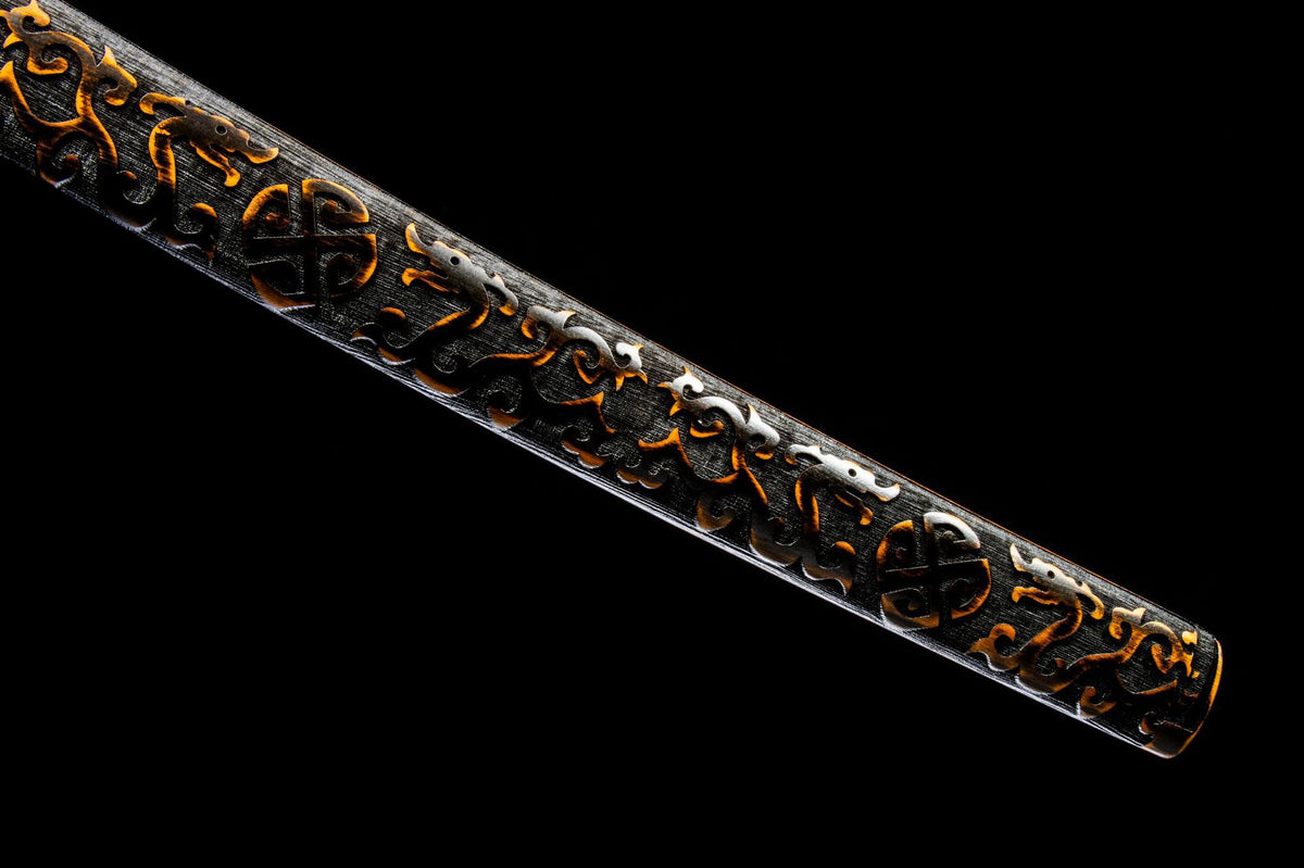 Carved Wood Katana