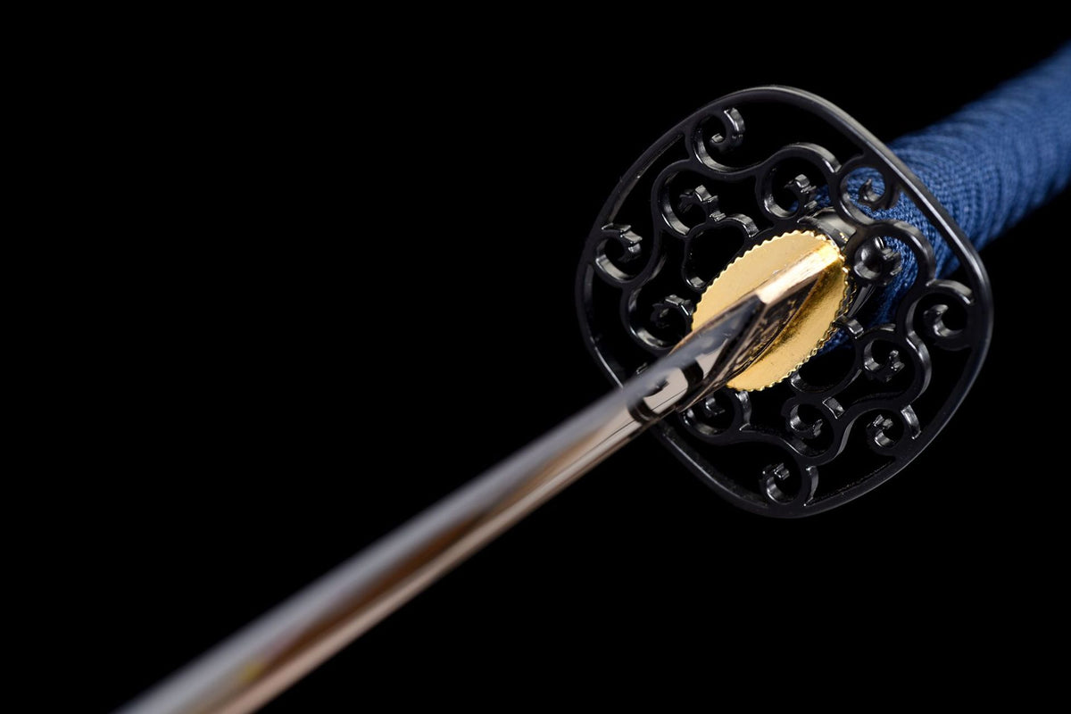 Gilded Blue Katana