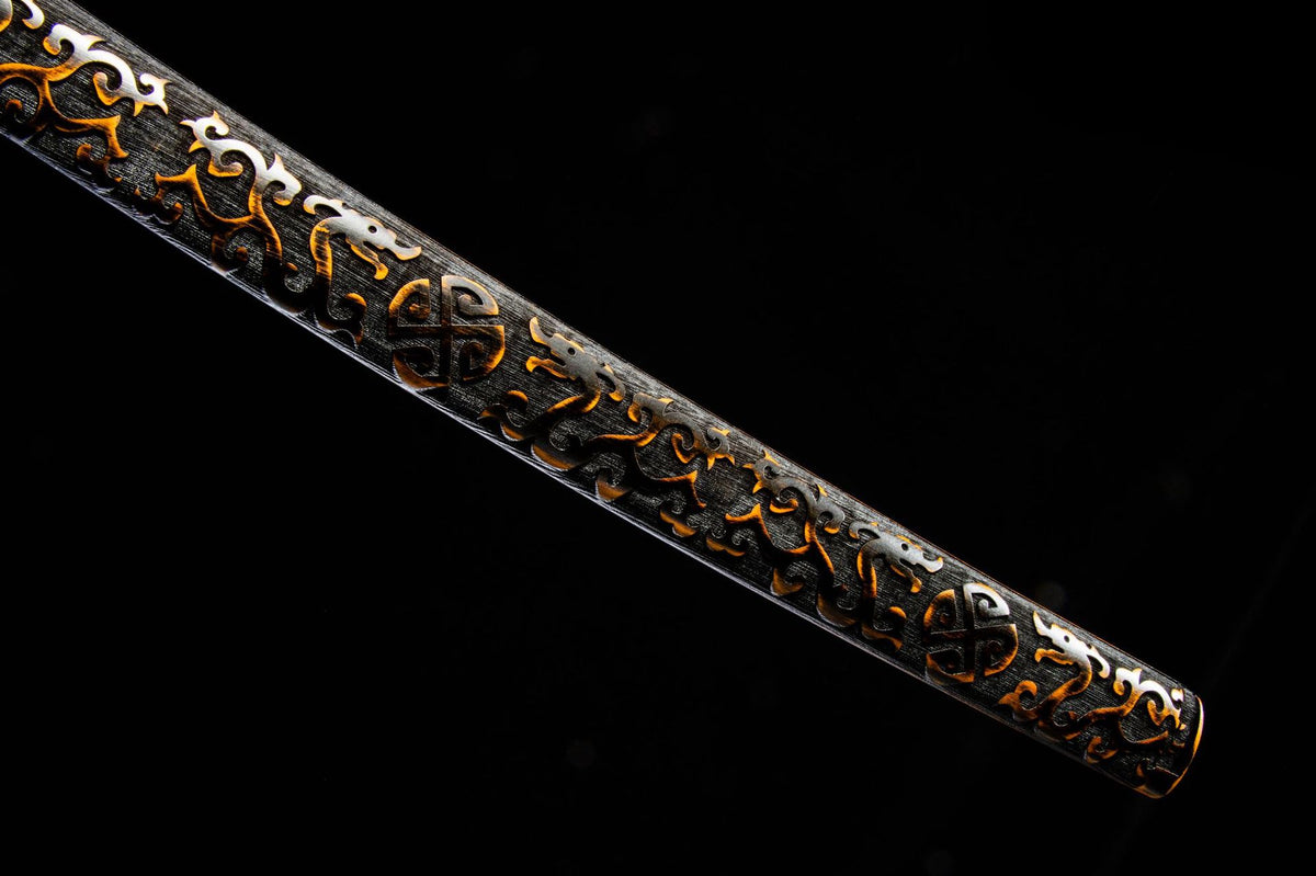 Carved Wood Katana