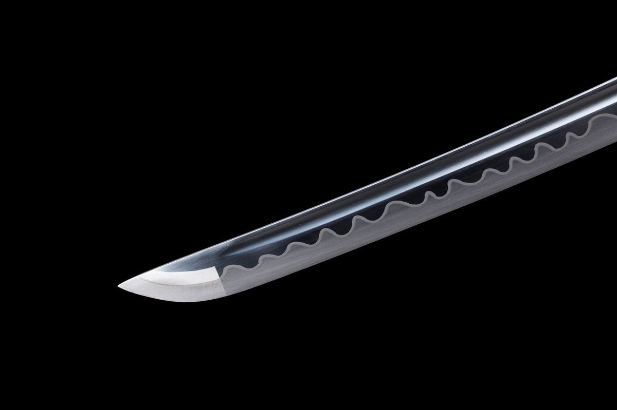 Cinnabar Katana fitting and saya detail