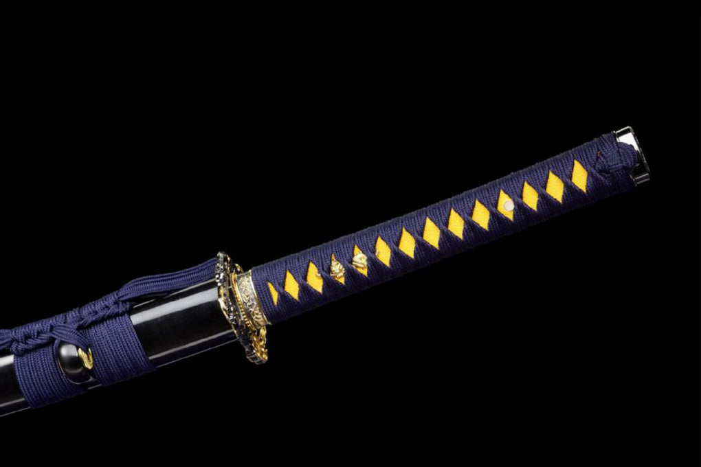 Gold Carved Katana