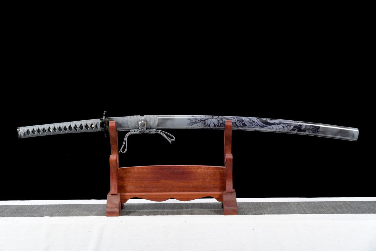 Blue-Black Rain Katana