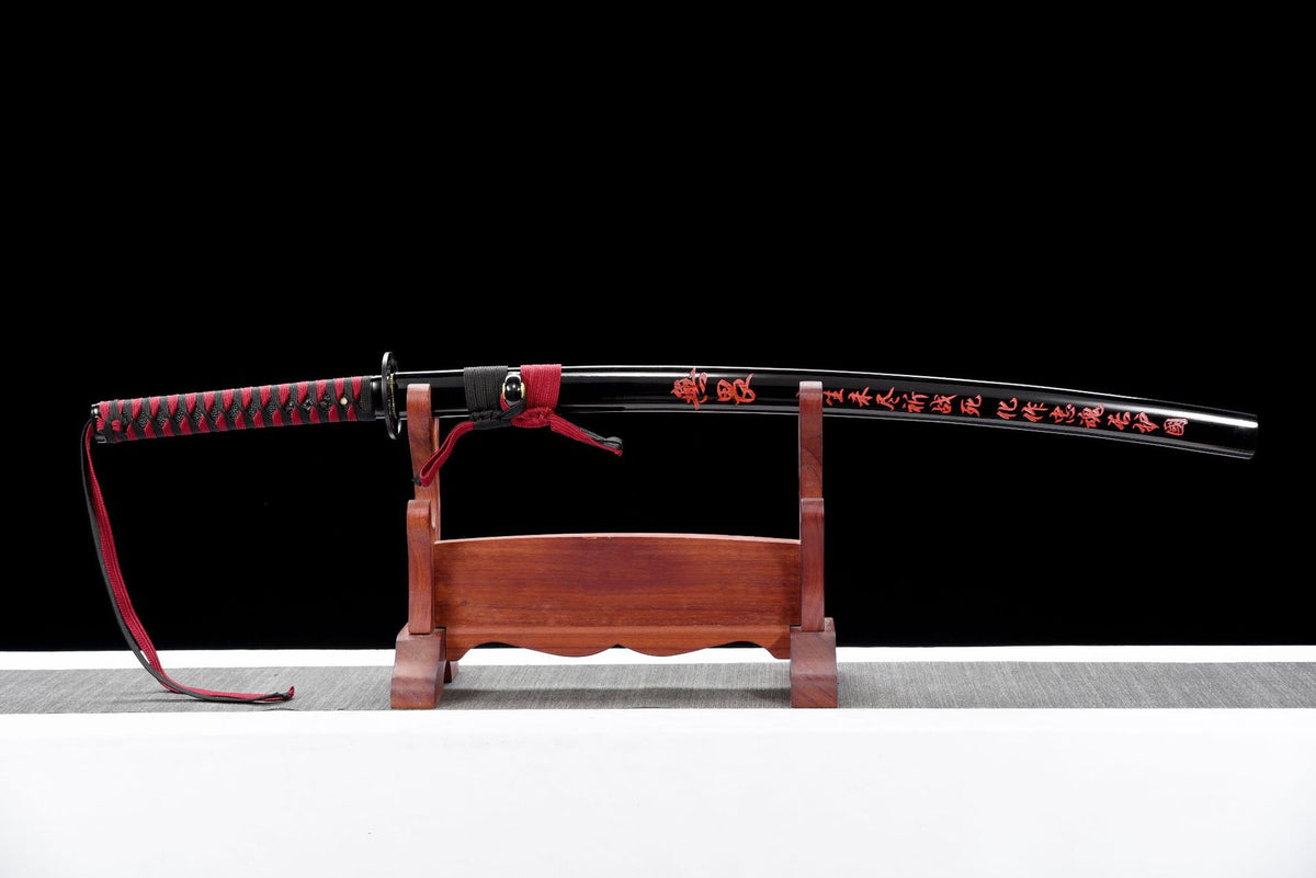 Black Relief Katana