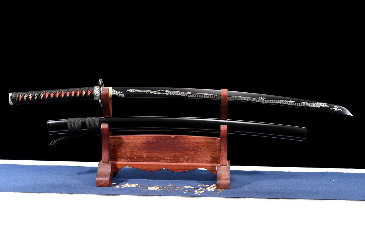 Carved Moon Katana