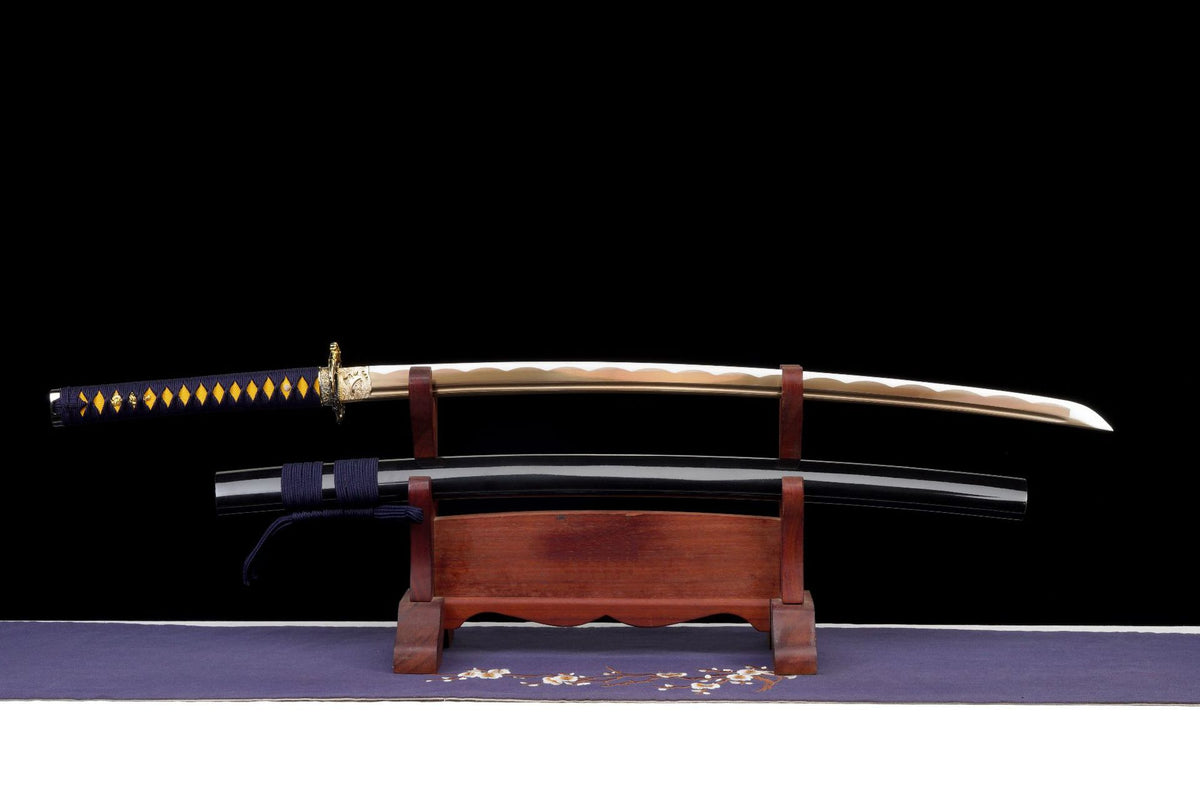 Gold Carved Katana