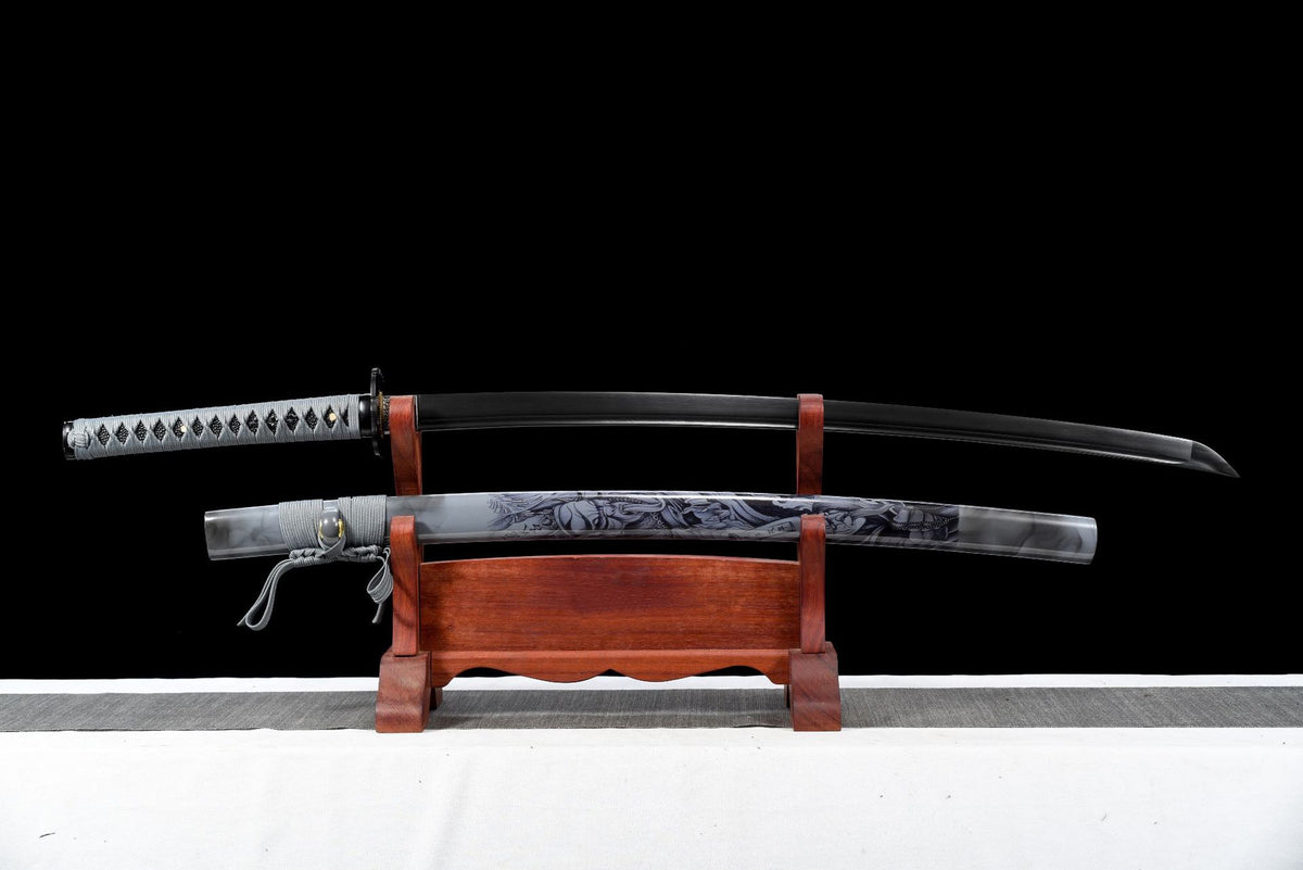 Blue-Black Rain Katana