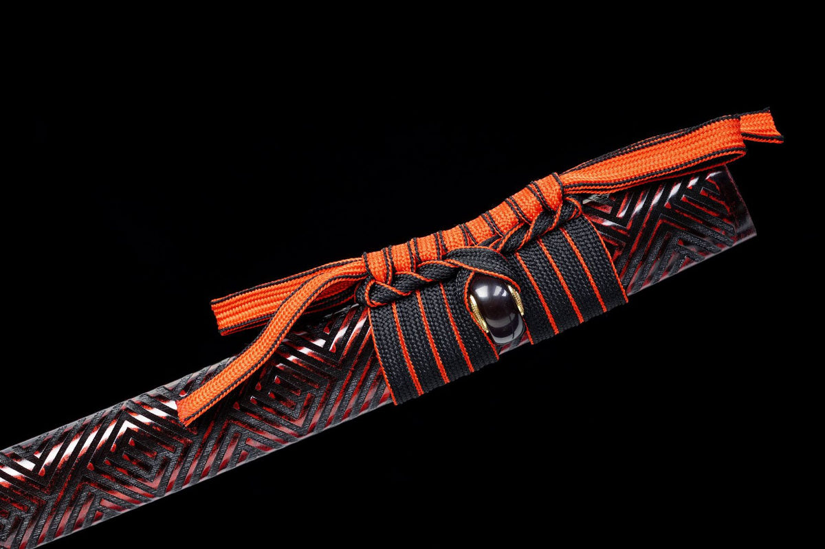 Carved Fuller Katana