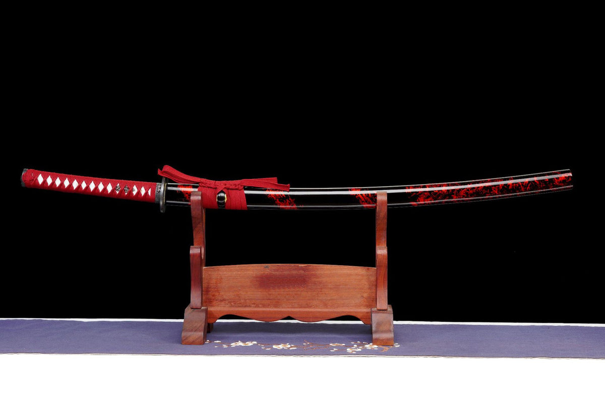 Full sheathed profile of the Crimson Katana
