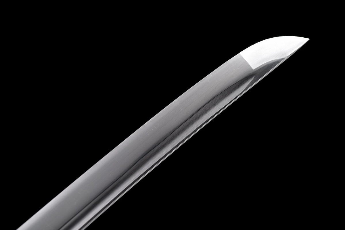 Kissaki and bo-hi detail on the Russet Scroll Katana