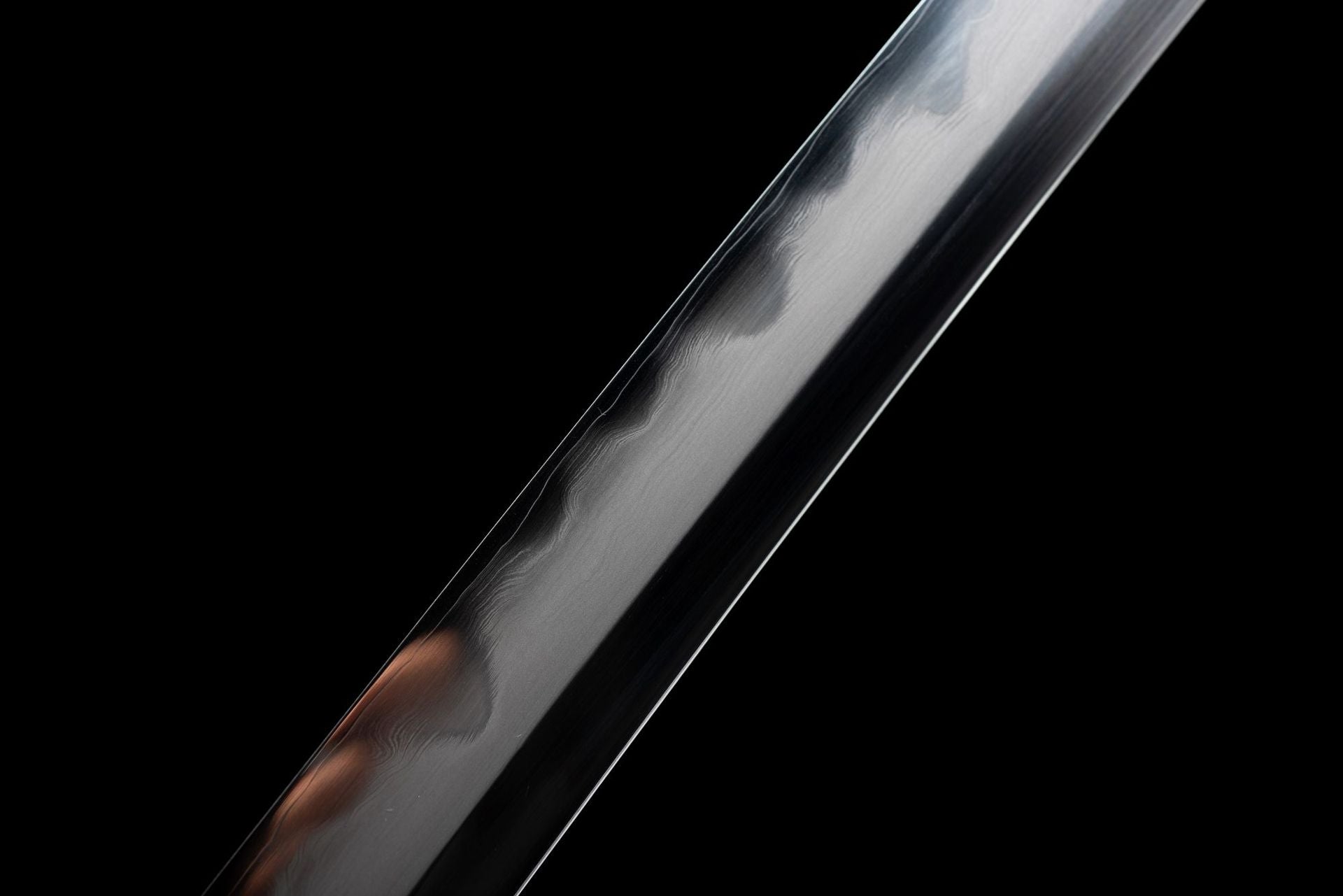 Triple-layered forged blade of an Exorcism katana.