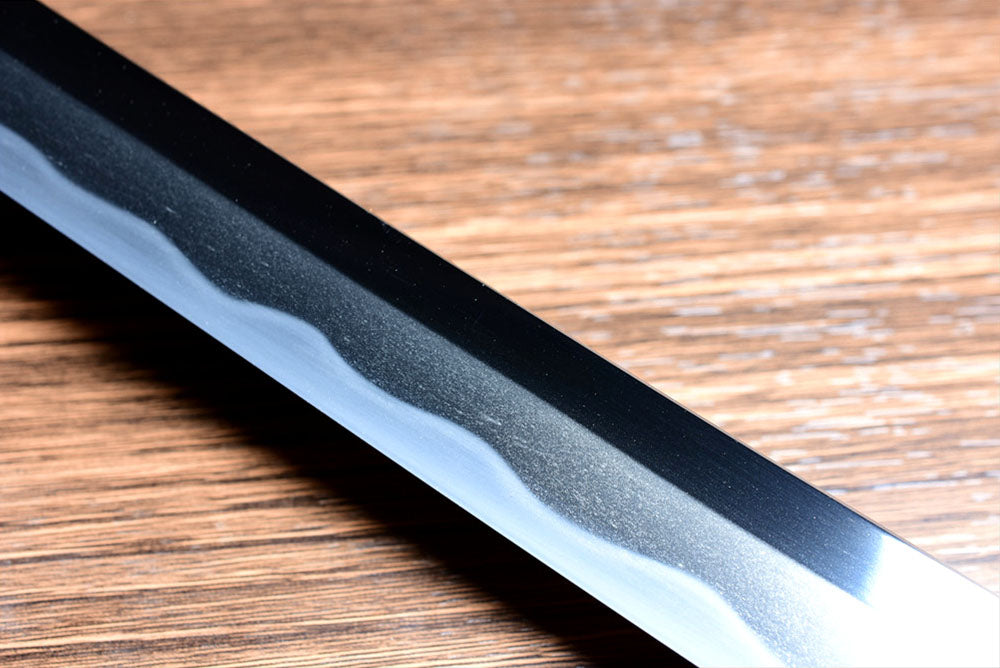Prajna katana midareba (irregular hamon)