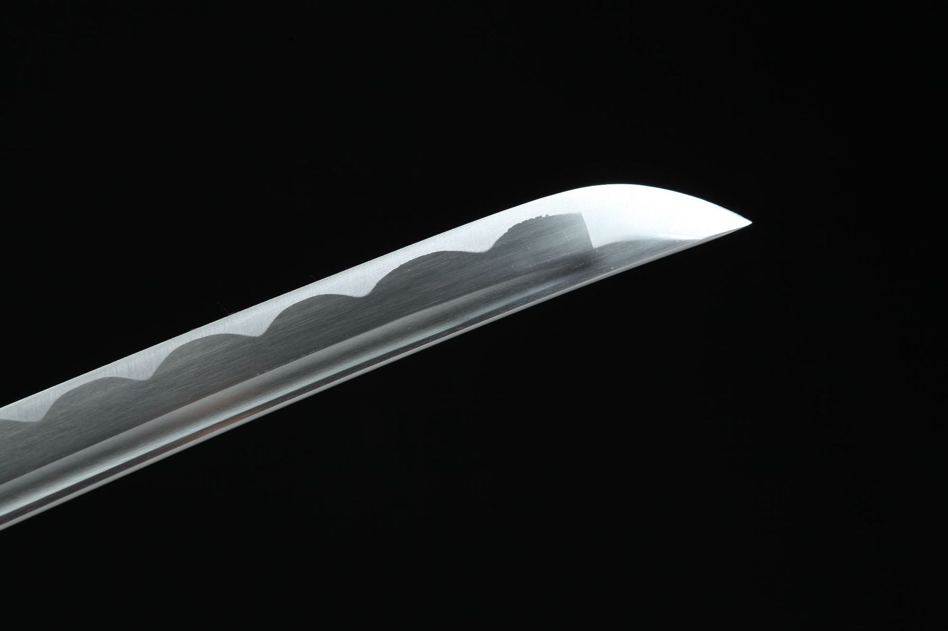 Close-up of the Enma sword blade from One Piece.